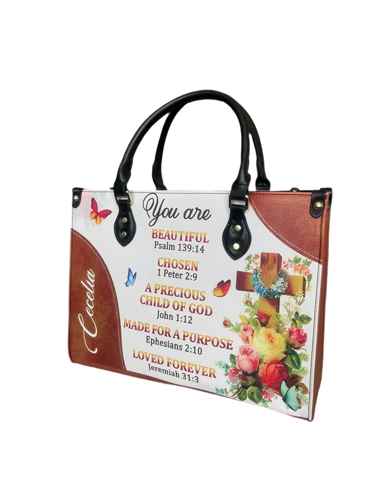 High quality leather handbags for elegant women. You are beautiful chosen precious child of God