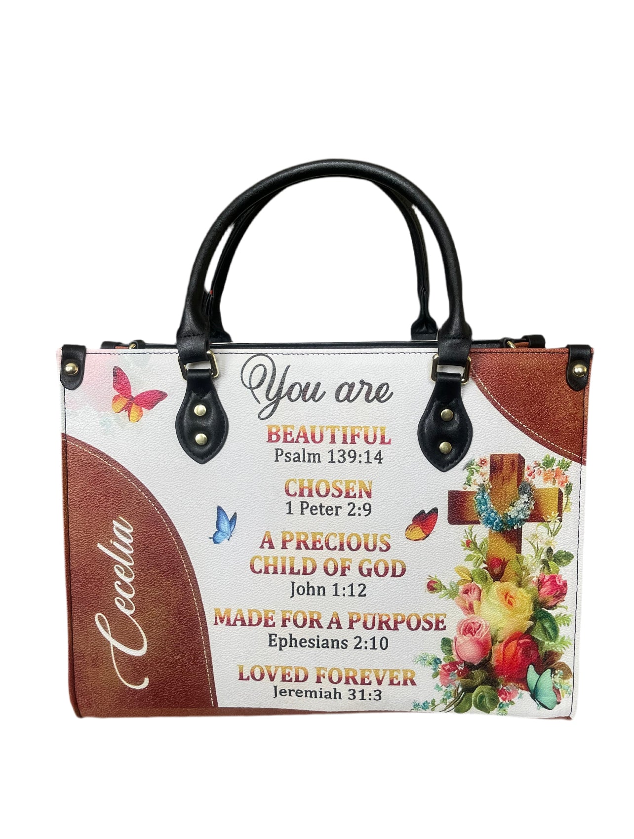 High quality leather handbags for elegant women. You are beautiful chosen precious child of God
