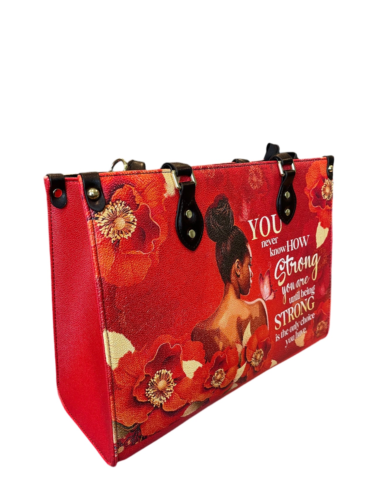 High quality leather handbags for elegant women. You never know how strong you are
