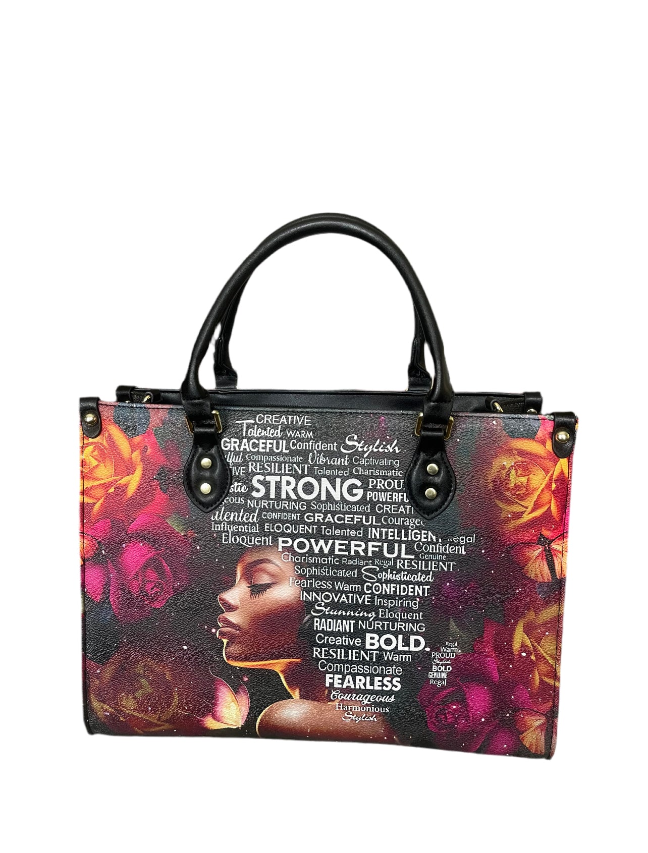 High quality leather handbags for elegant women. Map of Africa