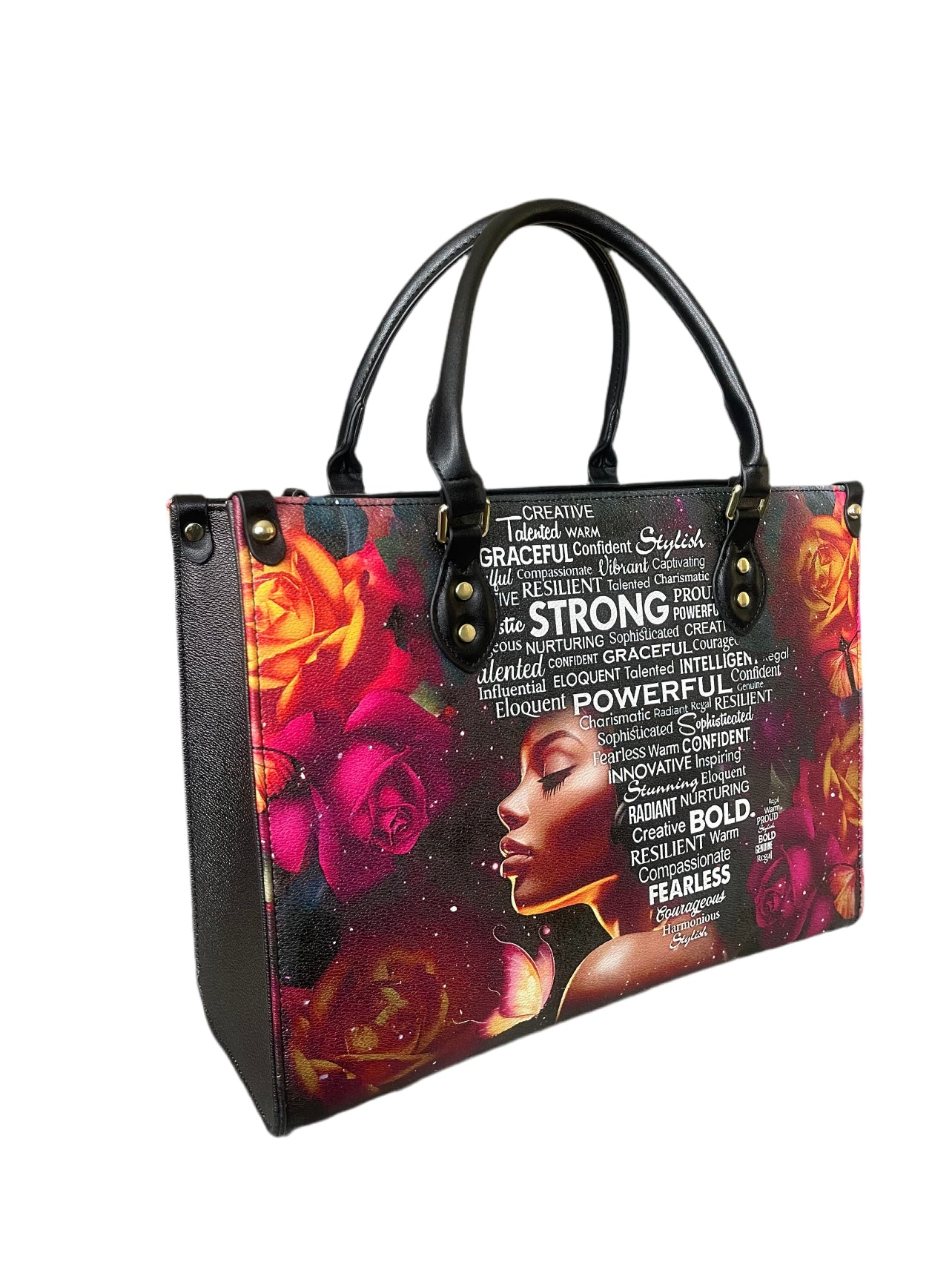 High quality leather handbags for elegant women. Map of Africa
