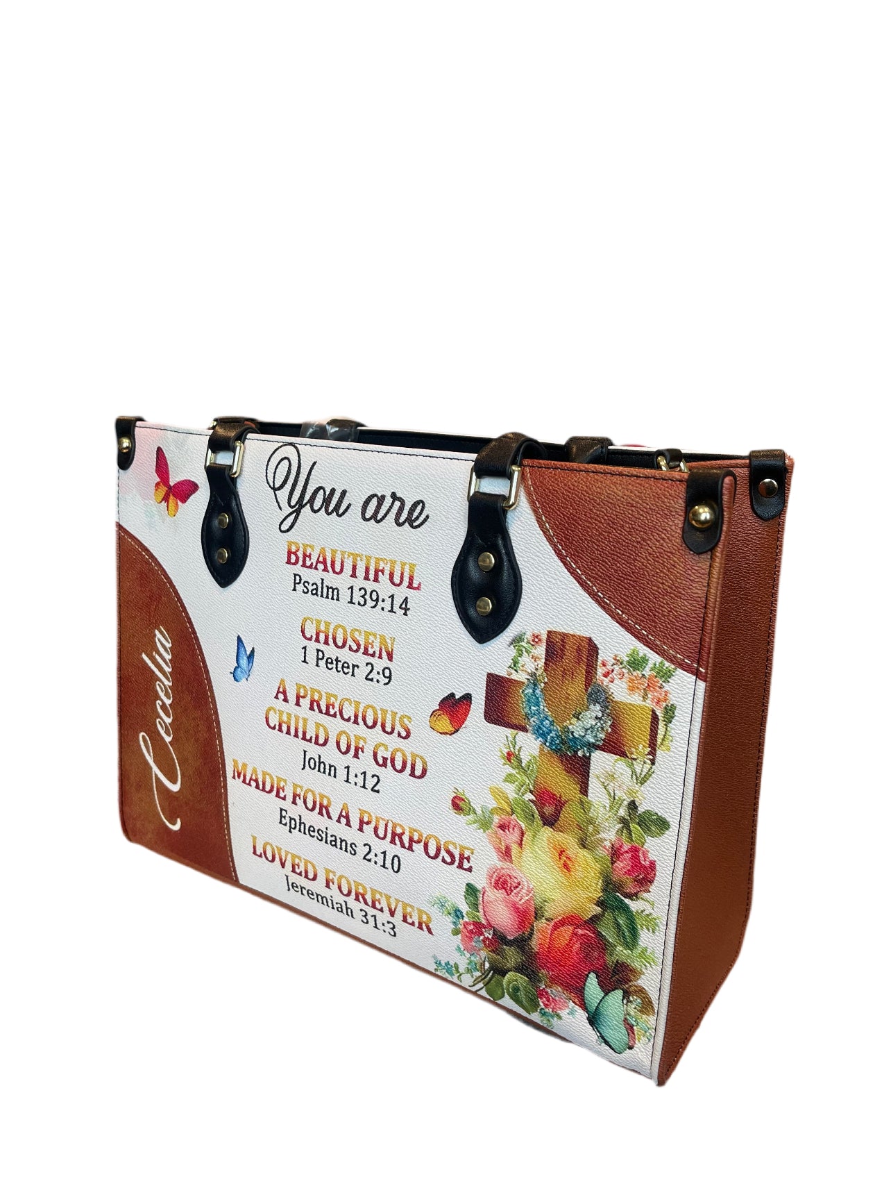 High quality leather handbags for elegant women. You are beautiful chosen precious child of God