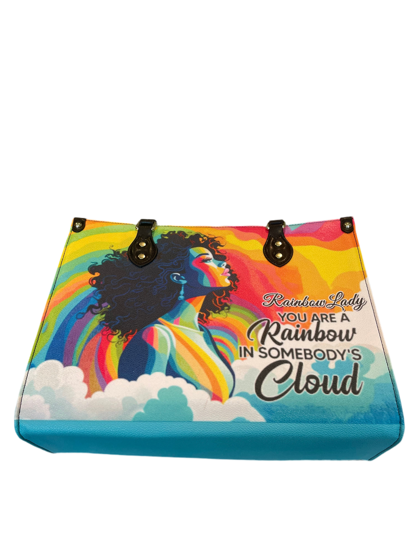 High quality leather handbags for elegant women. Rainbow Lady