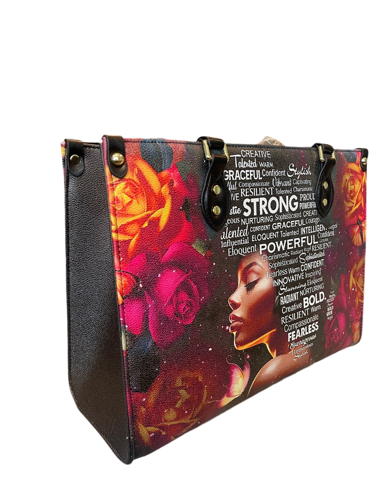 High quality leather handbags for elegant women. Map of Africa
