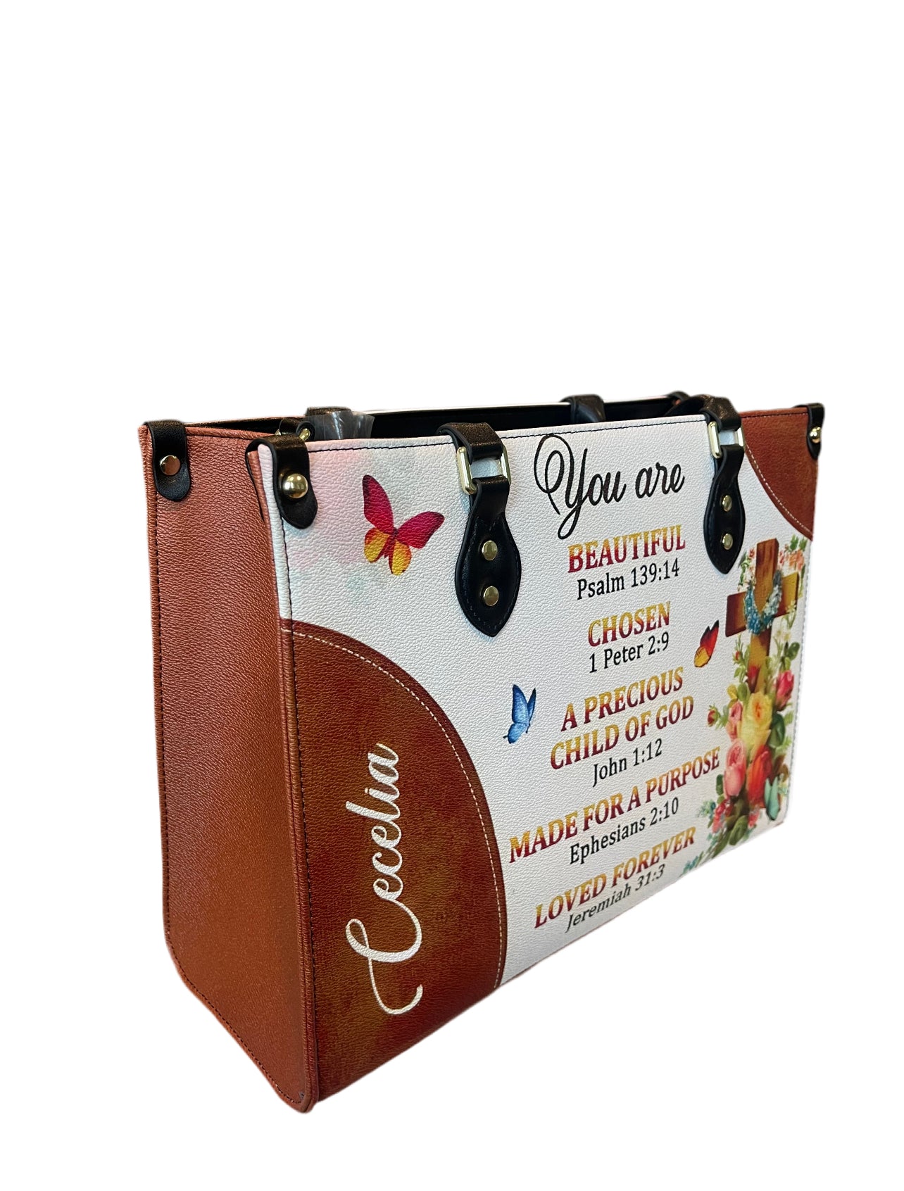 High quality leather handbags for elegant women. You are beautiful chosen precious child of God