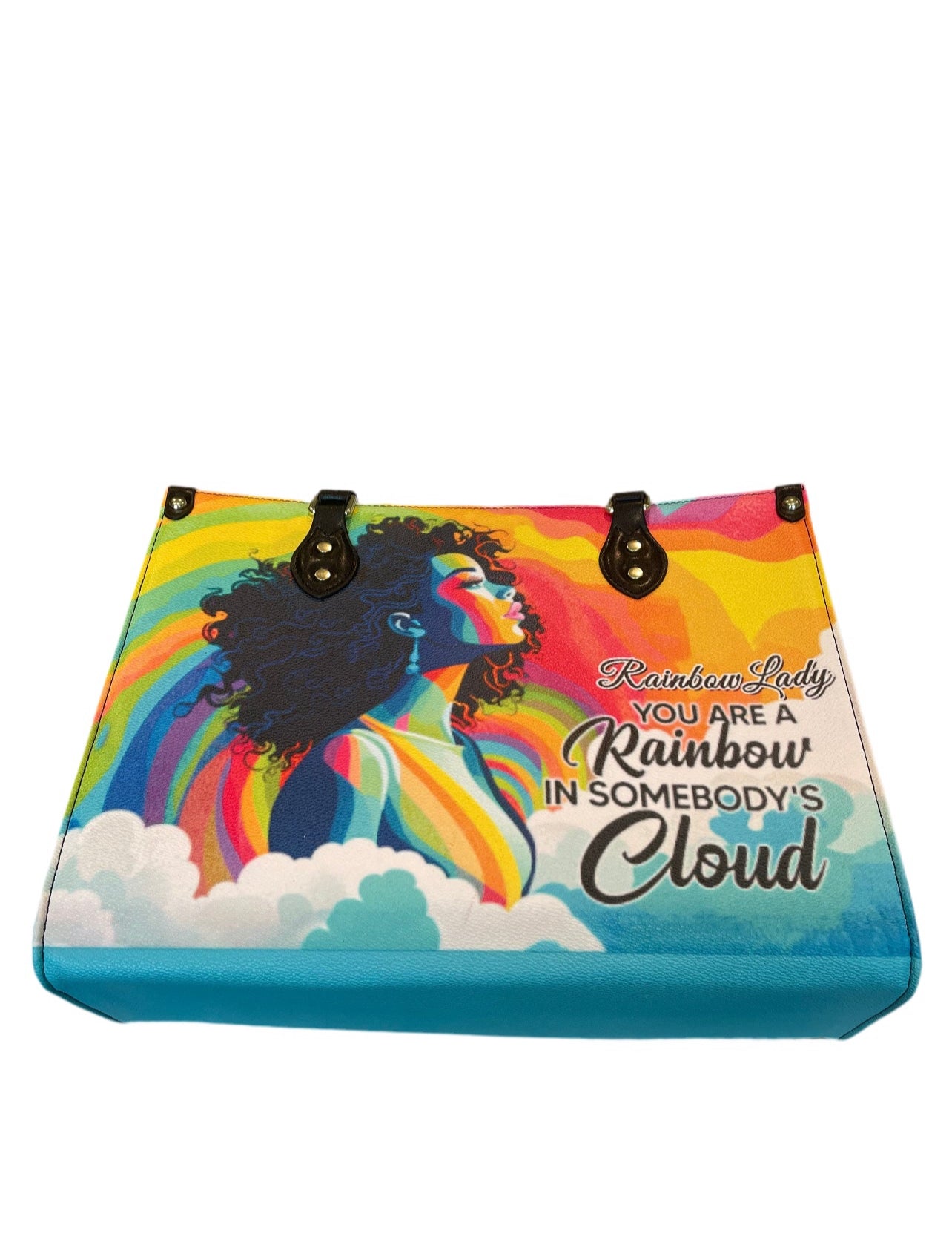 High quality leather handbags for elegant women. Rainbow Lady