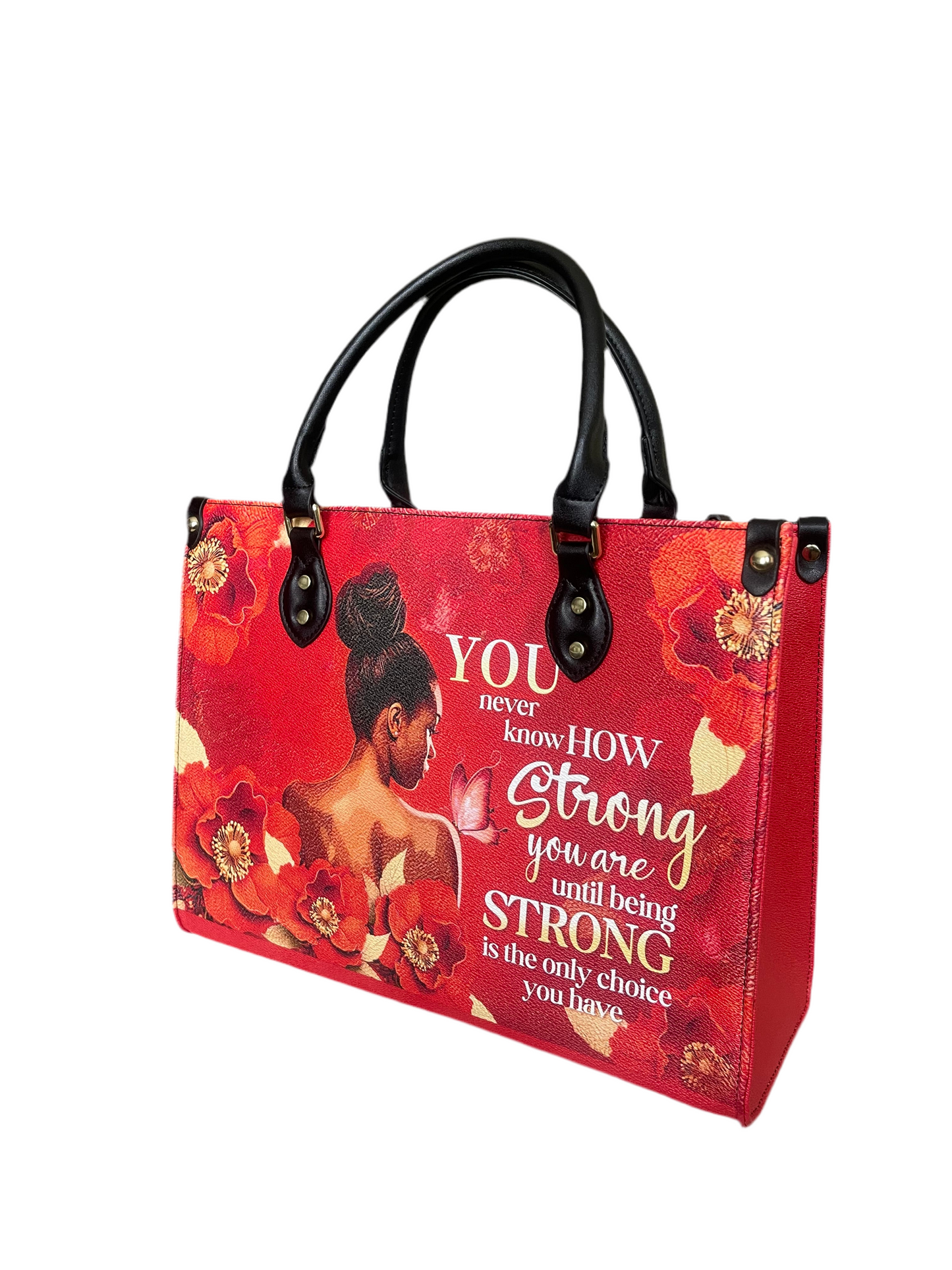High quality leather handbags for elegant women. You never know how strong you are