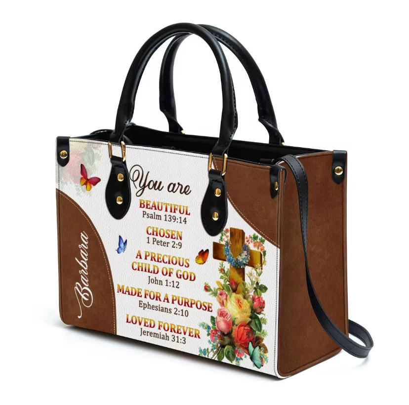 High quality leather handbags for elegant women. Black and educated