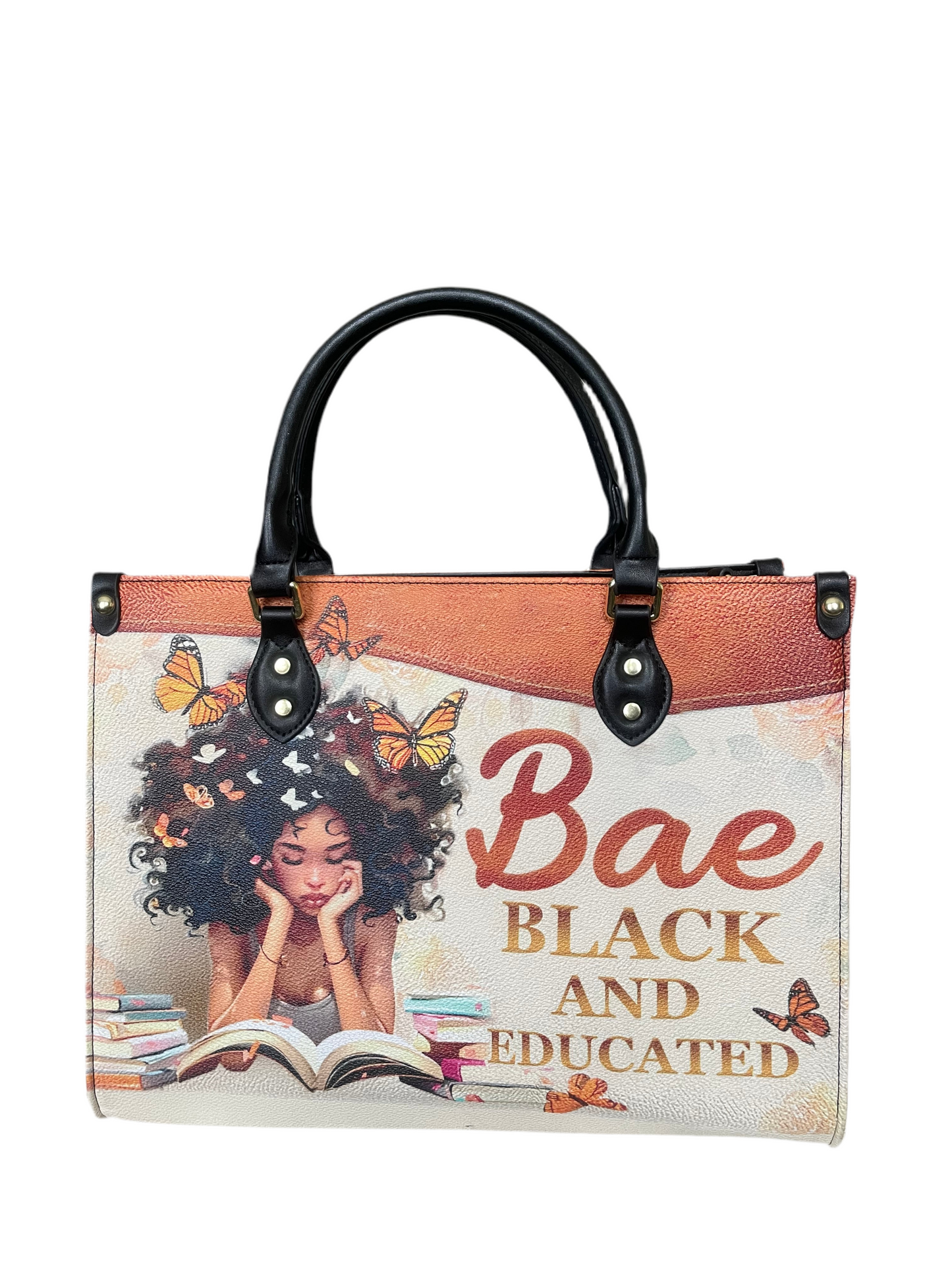 High quality leather handbags for elegant women. Black and educated