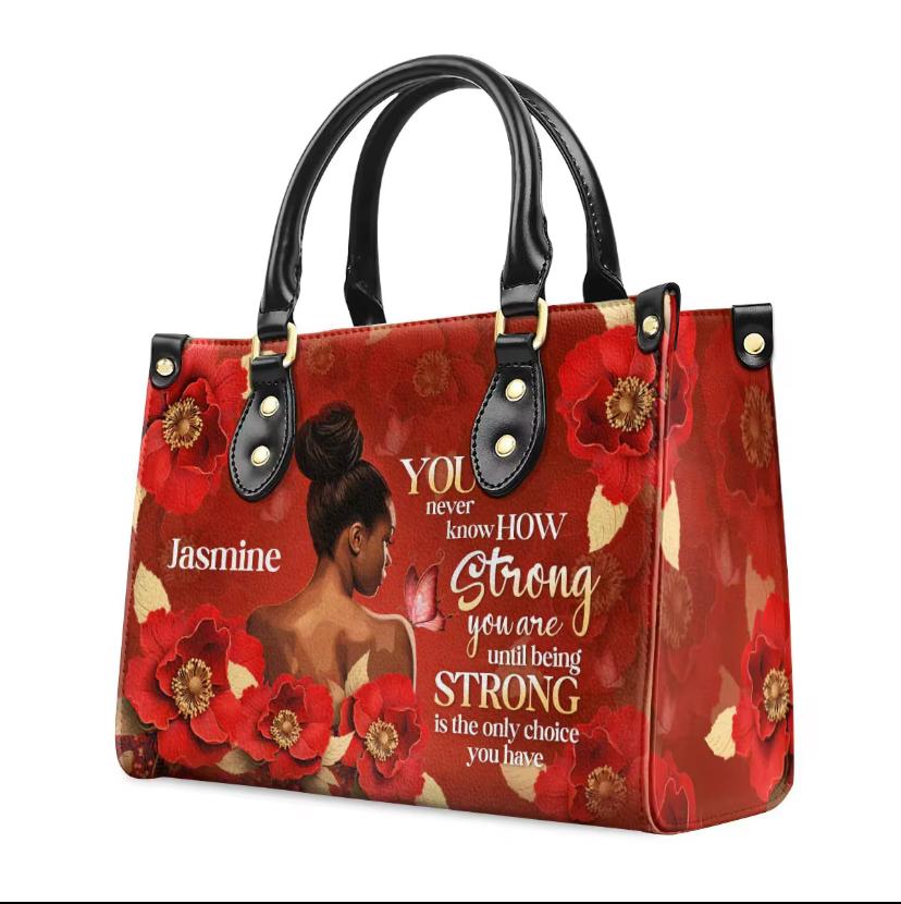 High quality leather handbags for women. Fully customizable PU leather handbags.