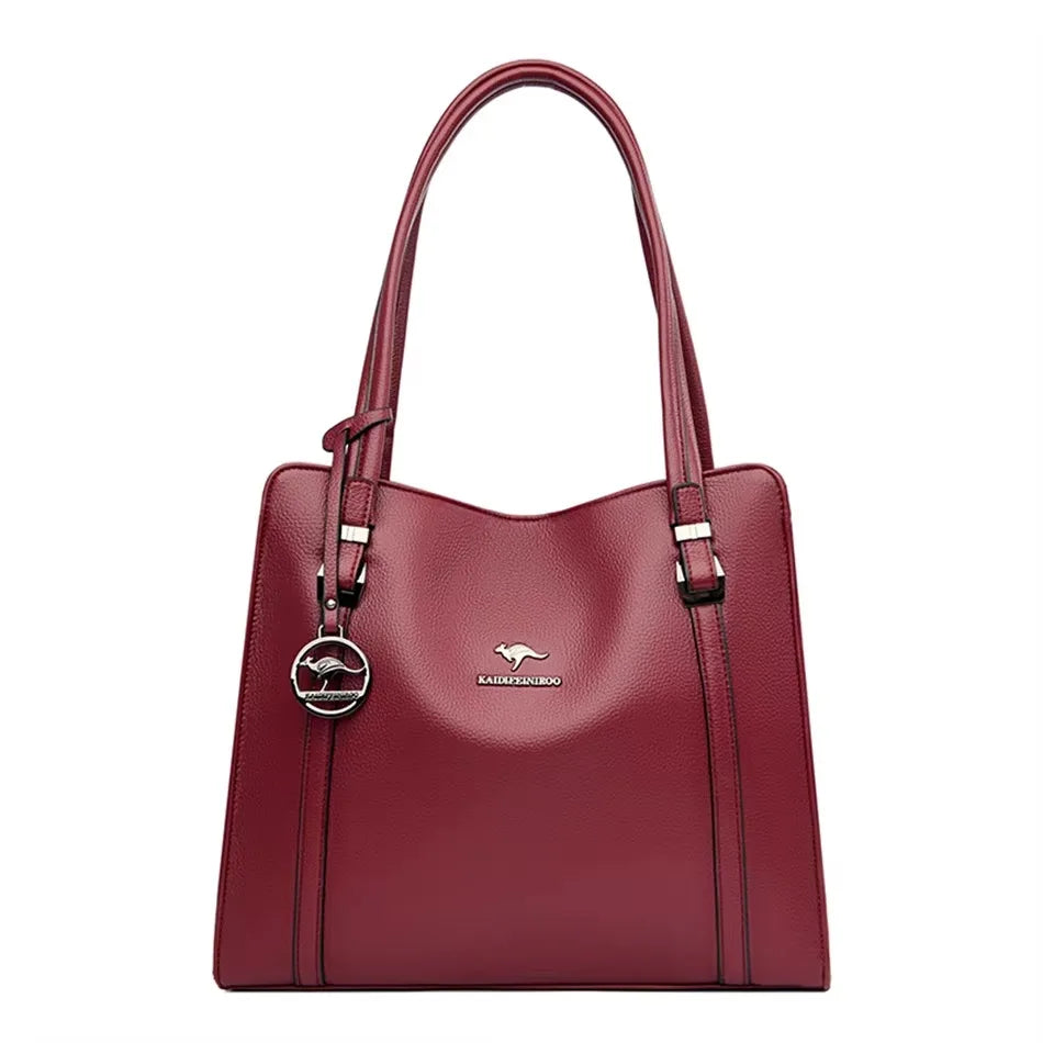Luxury Print Leather Handbag
