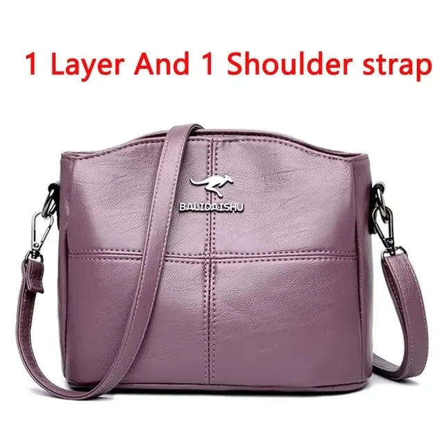 Luxury Print Leather Handbag