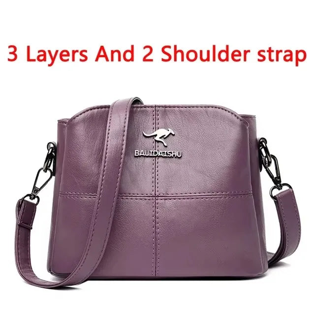 Luxury Print Leather Handbag