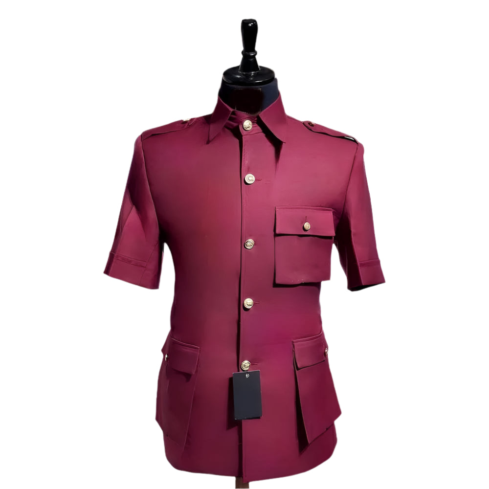 Men Short Sleeves Suits