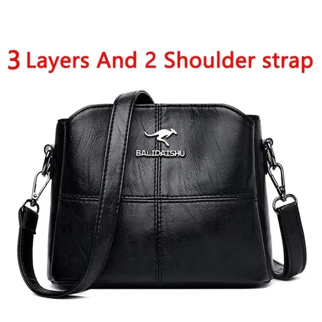 Luxury Print Leather Handbag