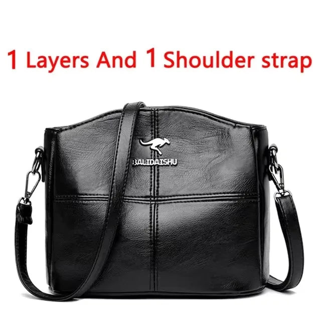 Luxury Print Leather Handbag