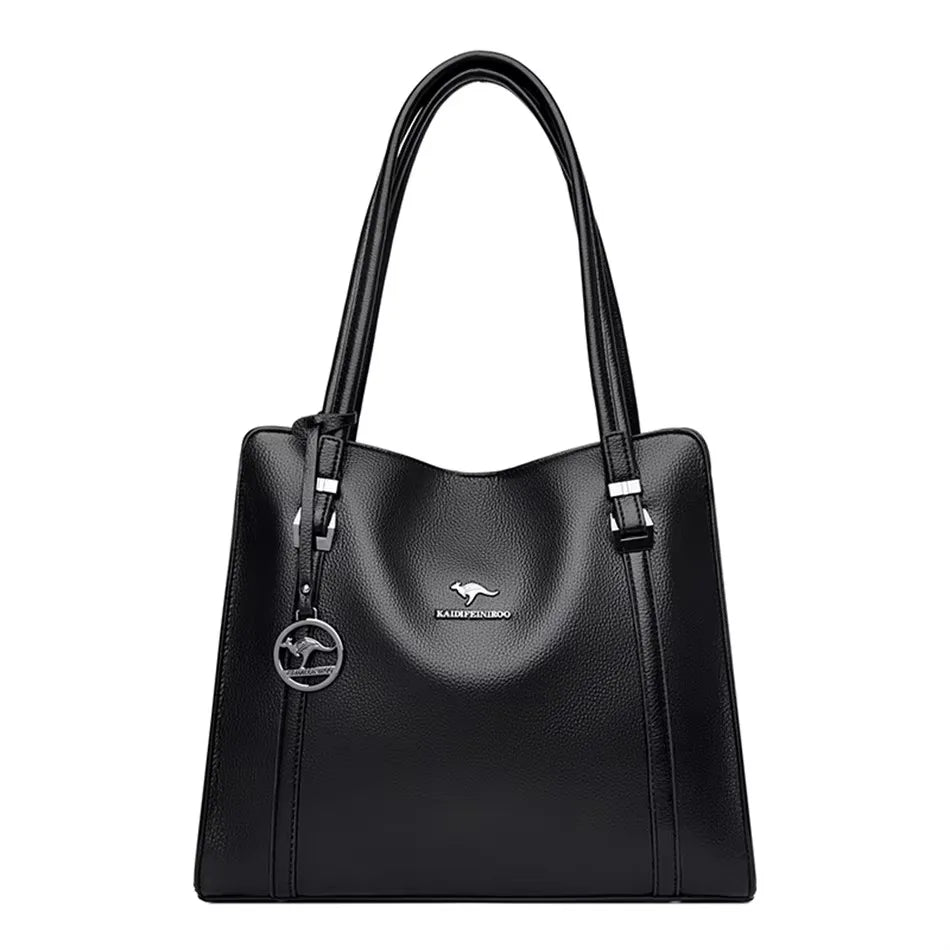 Luxury Print Leather Handbag
