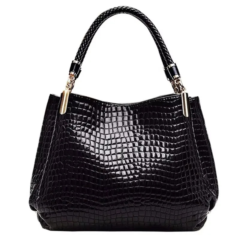 Luxury Print Leather Handbag