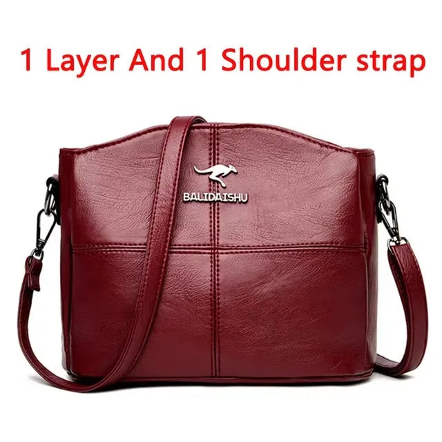 Luxury Print Leather Handbag