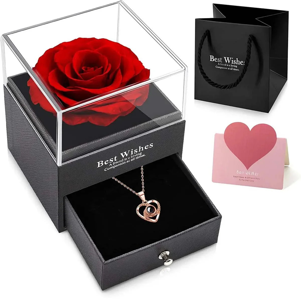 Flower and Necklace set for Mother’s Day