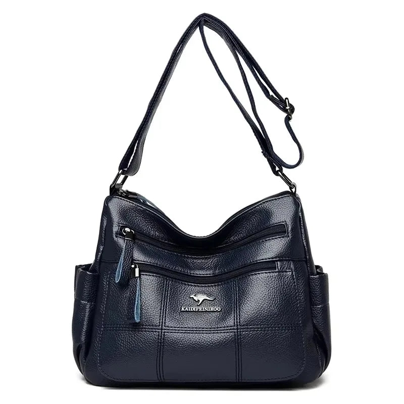 Luxury Print Leather Handbag
