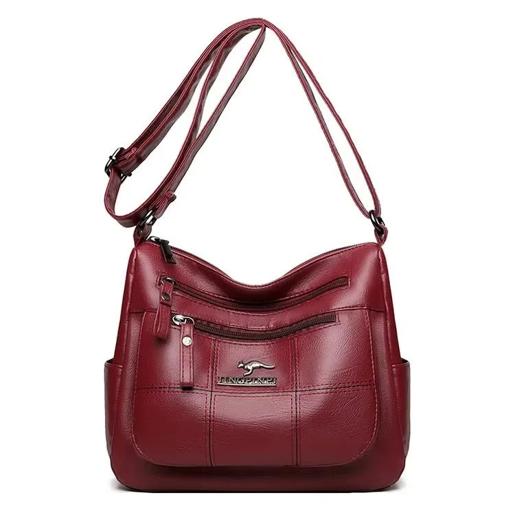 Luxury Print Leather Handbag