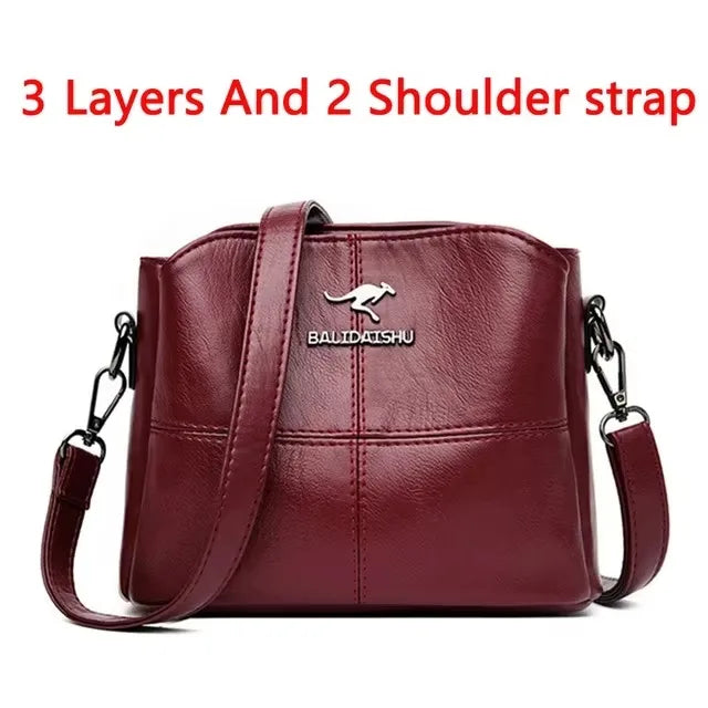Luxury Print Leather Handbag