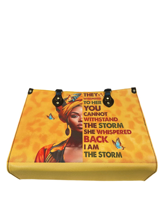 High quality leather handbags for elegant women. I am the storm