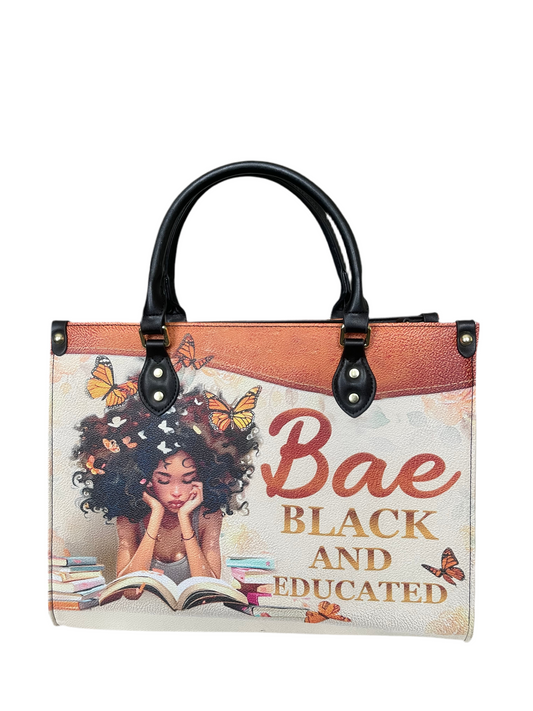 High quality leather handbags for elegant women. Black and educated