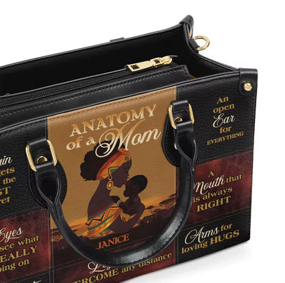 Leather handbags for ladies. Anatomy of a mom customizable tote