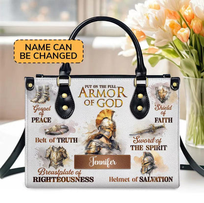 High quality new design leather bags for women. God says I am unique prints