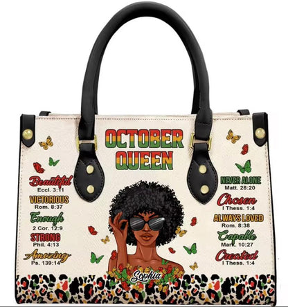High quality leather handbags. You are beautiful print design for women