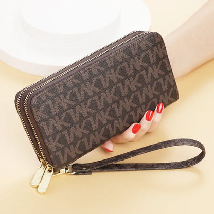 Double Zipper Clutches purse