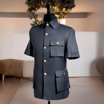 Men Short Sleeves Suits