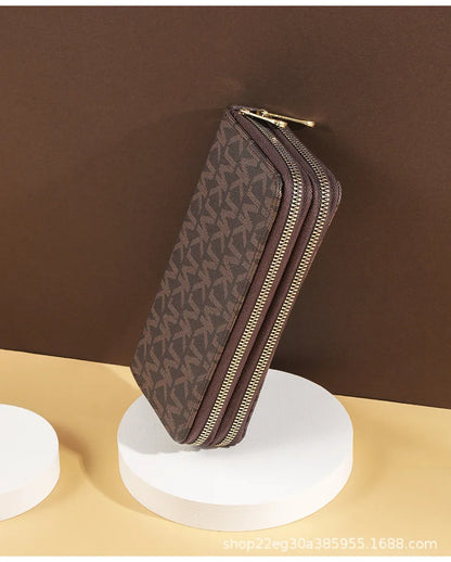 Double Zipper Clutches purse