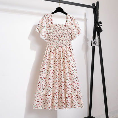 Floral Summer Chiffon Dress
