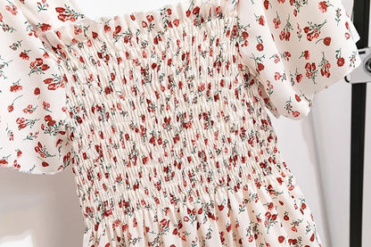 Floral Summer Chiffon Dress