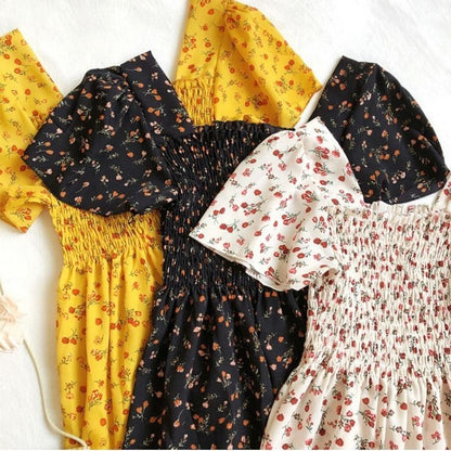 Floral Summer Chiffon Dress