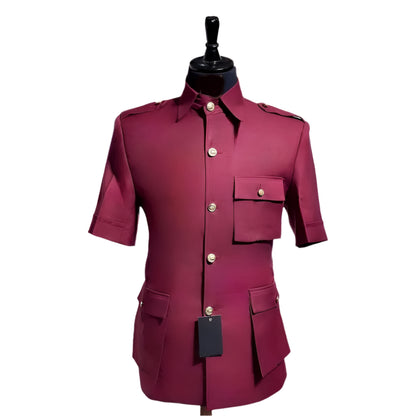 Men Short Sleeves Suits