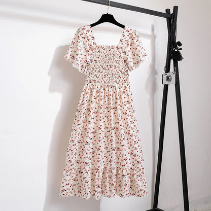 Floral Summer Chiffon Dress