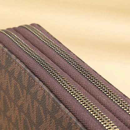 Double Zipper Clutches purse