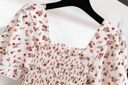 Floral Summer Chiffon Dress