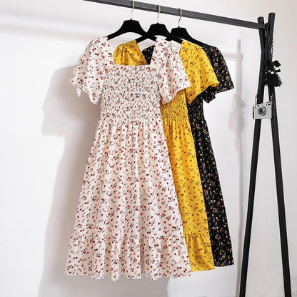 Floral Summer Chiffon Dress