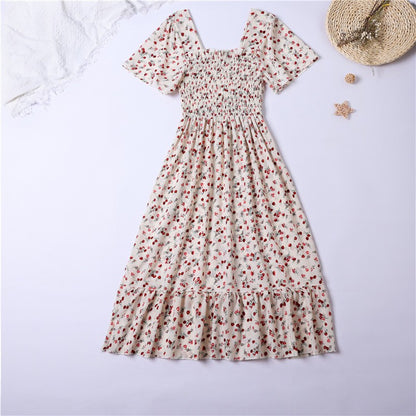 Floral Summer Chiffon Dress