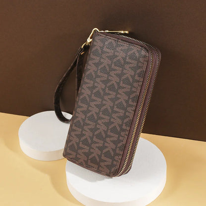 Double Zipper Clutches purse