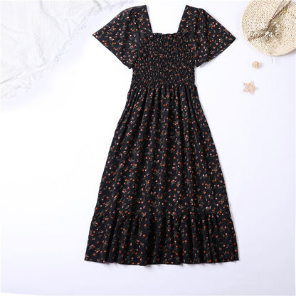 Floral Summer Chiffon Dress