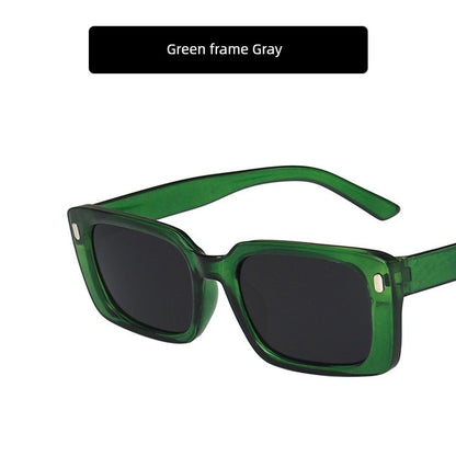 Glasses Square Night Vision Color Orange Sunglasses
