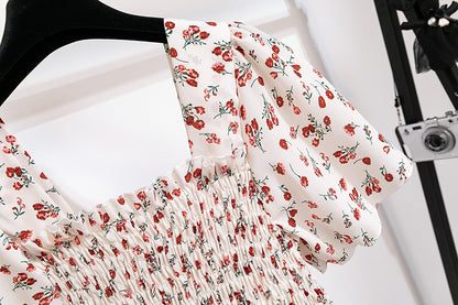 Floral Summer Chiffon Dress
