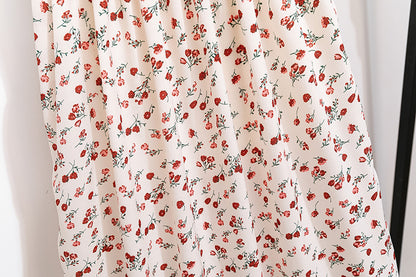 Floral Summer Chiffon Dress